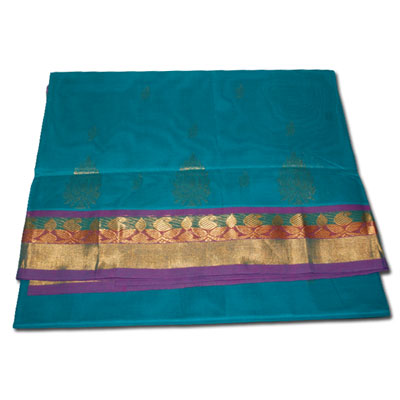 "Lux green color venkatagiri seico saree - MSLS-59 - Click here to View more details about this Product